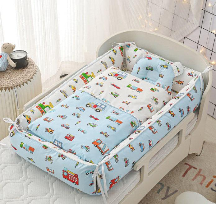 LuluBaby Reversible Baby Lounger (0-18mo) | The Nest Attachment Parenting Hub