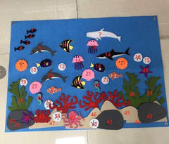 LuluBaby Under the Sea Felt Storyboard 3+ | The Nest Attachment Parenting Hub