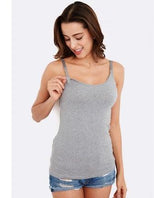 Mamaway Breastfeeding Singlet with Built in Bra (Gray) 11201Z | The Nest Attachment Parenting Hub
