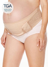 Mamaway Ergonomic Maternity Support Belt Pregnancy Lift Sleep & Back Pain Relief Nude 170993F | The Nest Attachment Parenting Hub
