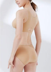 Mamaway Ultra Silky Crossover Sleeping & Nursing Bra (Nude) 210825 | The Nest Attachment Parenting Hub