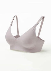 Mamaway Ultra Silky Seamless Maternity & Nursing Bra Lilac 210826P | The Nest Attachment Parenting Hub