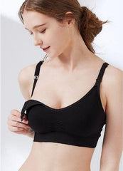 Mamaway Ultra Breezy Seamless Maternity & Nursing Bra Black 210890X | The Nest Attachment Parenting Hub