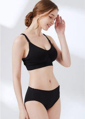 Mamaway Ultra Breezy Seamless Maternity & Nursing Bra Black 210890X | The Nest Attachment Parenting Hub