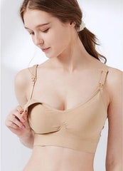 Mamaway Ultra Breezy Seamless Maternity & Nursing Bra Nude 210890F | The Nest Attachment Parenting Hub