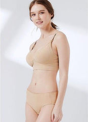 Mamaway Ultra Breezy Seamless Maternity & Nursing Bra Nude 210890F | The Nest Attachment Parenting Hub