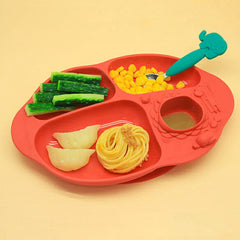 Marcus & Marcus Yummy Dips Suction Divided Plate