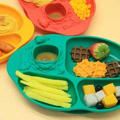 Marcus & Marcus Yummy Dips Suction Divided Plate