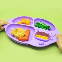 Marcus & Marcus Yummy Dips Suction Divided Plate