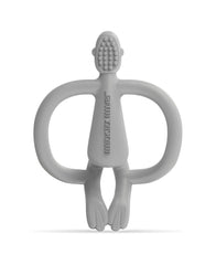 Matchstick Monkey Teething Toy - Grey (New Version) | The Nest Attachment Parenting Hub