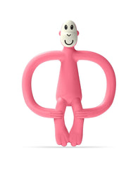 Matchstick Monkey Teething Toy - Pink (New Version) | The Nest Attachment Parenting Hub