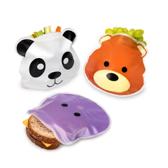 Melii Reusable Peva Animal Snack Bags | The Nest Attachment Parenting Hub