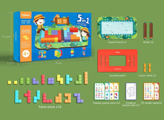 Mideer 5 in 1 Jungle Tetris Block 4+ | The Nest Attachment Parenting Hub