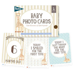 Milestone Baby Photo Card Sophie La Giraffe | The Nest Attachment Parenting Hub