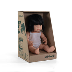 Miniland Doll Asian 38cm | The Nest Attachment Parenting Hub