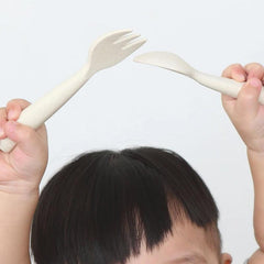 Miniware My First Cutlery Spoon & Fork Set | The Nest Attachment Parenting Hub