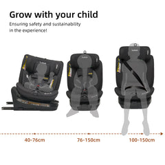 Jovikids Ranger TT 360° Swivel i-Size Car Seat 40-150cm