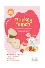 Monkey Munch Crispy Baked Fruit & Veggie Munch 8m+ | The Nest Attachment Parenting Hub