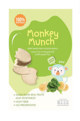 Monkey Munch Crispy Baked Fruit & Veggie Munch 8m+ | The Nest Attachment Parenting Hub
