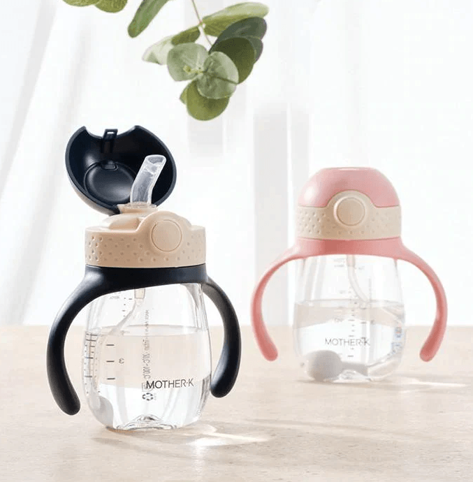 Mother-K HUG Weighted Straw Cup 300ml (6m+) | The Nest Attachment Parenting Hub