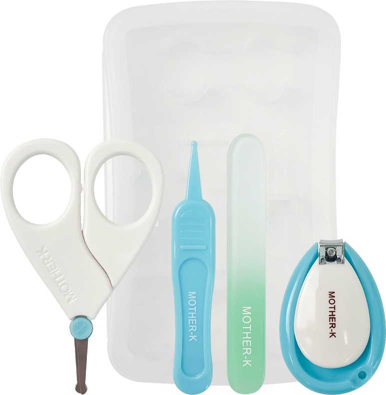 Mother-K Nail Clippers & Tweezer Set for Newborn | The Nest Attachment Parenting Hub