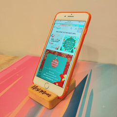 Nest Merch: Wooden Gadget Stand | The Nest Attachment Parenting Hub