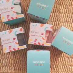 Nooboo Tutti Frutti Straw Cups 400ml | The Nest Attachment Parenting Hub