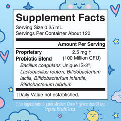 MaryRuth's Infant Probiotic Drops Unflavored 30ml (6-12mo)