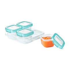 Oxo Tot Baby Blocks Freezer Storage Containers 4oz x 4 | The Nest Attachment Parenting Hub