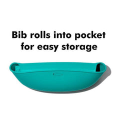 Oxo Tot Sleeved Roll-Up Bib With Pocket Case 9m+ | The Nest Attachment Parenting Hub