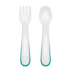 Oxo Tot On-the-Go Plastic Fork and Spoon Set with Travel Case