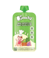 Peachy Baby Food Apple, Spinach & Sweet Potato Purée 6m+ | The Nest Attachment Parenting Hub
