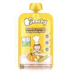 Peachy Baby Food Pumpkin Corn Milk & Potato Puree 6m+ | The Nest Attachment Parenting Hub