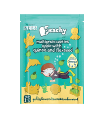 Peachy Multigrain Cookies Apple with Quinoa and Flaxseed 50g (12m+) | The Nest Attachment Parenting Hub