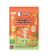 Peachy Multigrain Cookies Orange with Quinoa and Flaxseed 50g (12m+) | The Nest Attachment Parenting Hub
