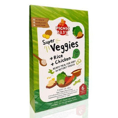 Picnic Baby Super Veggies with Rice and Chicken 100g (6m+) | The Nest Attachment Parenting Hub