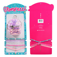 Glamfetti Microbag Keychain with Hair Accessories Set