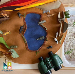 Play Factory African Savannah Small World Playmat | The Nest Attachment Parenting Hub