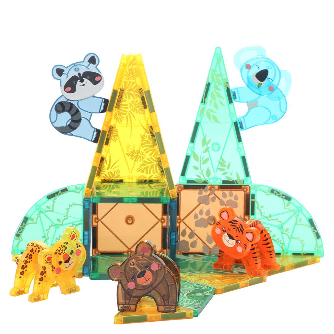 Playdate Kebo Jungle Animals Magnetic Tiles 3y+ | The Nest Attachment Parenting Hub