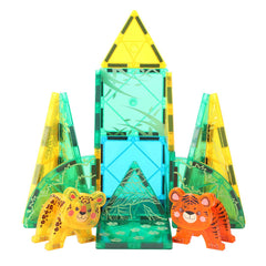 Playdate Kebo Jungle Animals Magnetic Tiles 3y+ | The Nest Attachment Parenting Hub