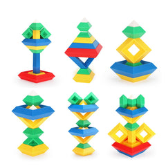 Playdate Kebo Pyramid Building Blocks (90pcs) | The Nest Attachment Parenting Hub