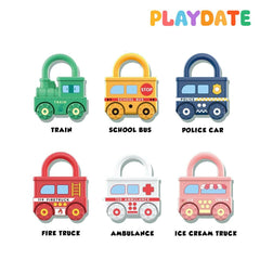 Playdate Matching Train Locks 18m+ | The Nest Attachment Parenting Hub