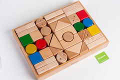 PlayMe Transformable Blocks 40 pc Set with FREE One (1) set of PlayMe Expansion Pack | The Nest Attachment Parenting Hub