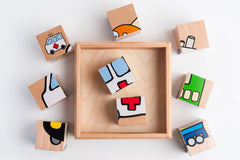 PlayMe Transportation Cube Puzzle 1.5+ | The Nest Attachment Parenting Hub
