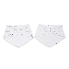 Lulujo Bandana Muslin Bibs Set of 2
