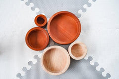 QToys 2 Tone Nesting & Stacking Bowls 515 | The Nest Attachment Parenting Hub