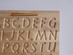 QToys Capital Letter Tracing Board 483 | The Nest Attachment Parenting Hub