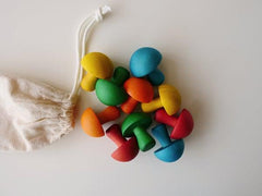 QToys Colored Mushroom 489 | The Nest Attachment Parenting Hub