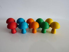 QToys Colored Mushroom 489 | The Nest Attachment Parenting Hub