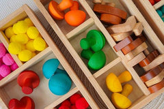 QToys Colored Mushroom 489 | The Nest Attachment Parenting Hub